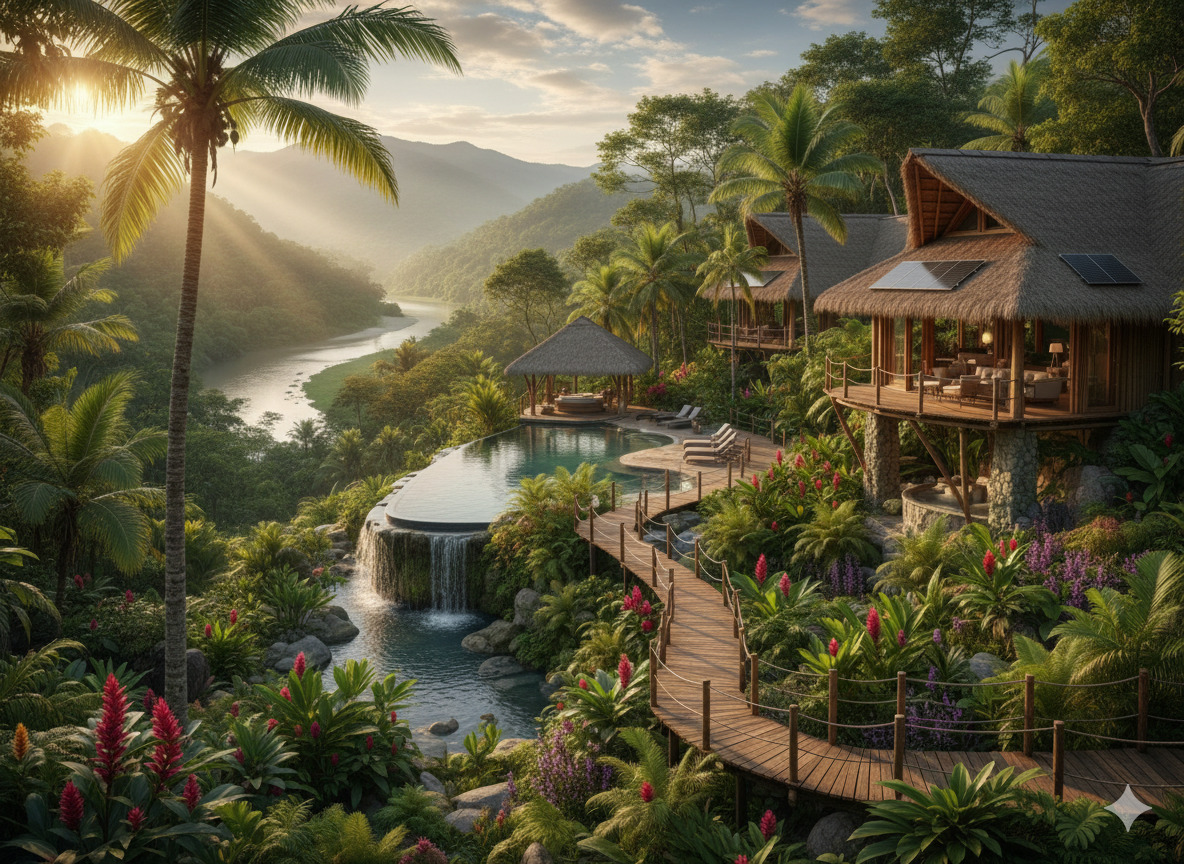 Paisajismo para hotel ecológico